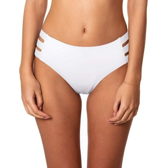 Ocean Blues Women's Strappy Bikini Swim Bottom Full Coverage Swimwear Bathing Suits