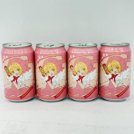 Ocean Bomb Peach Lychee Flavour Sparkling Water 330mlx4can?????????
