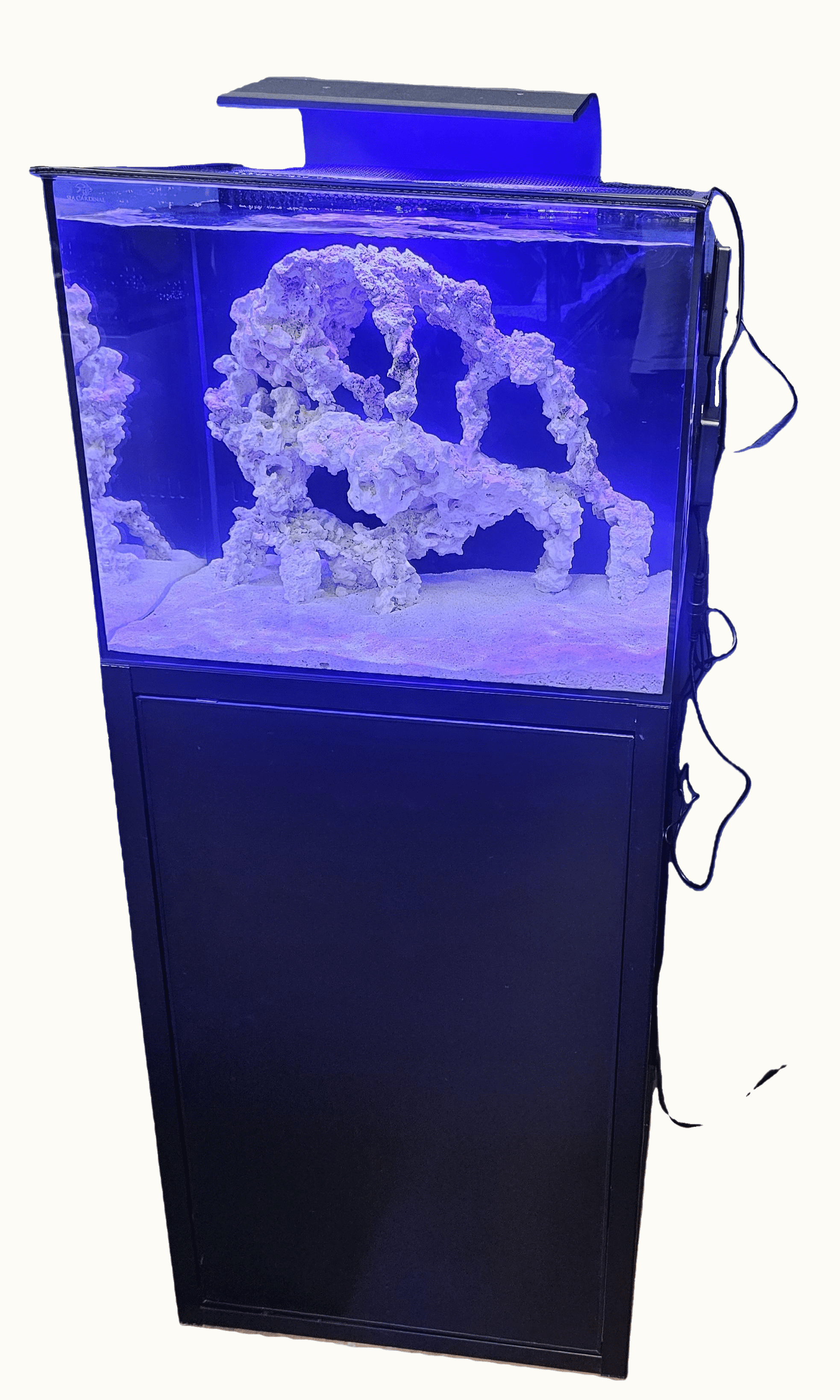 Picture of Sea Cardinal 22 Gallon Glass Aquarium Kit with LED Light, Protein ...