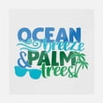 thumbnail image 1 of Ocean Breeze Palm Trees Transfer, 1 of 1