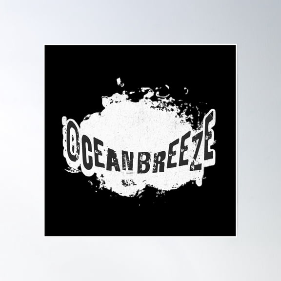 Ocean Breeze Theme Design Poster Wall Art, Modern Wall Decor, 16x16 UNFRAMED