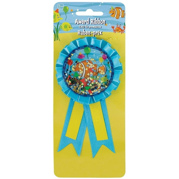 Ocean Buddies Sea Life Animals Luau Birthday Party Favor Confetti Award Ribbon