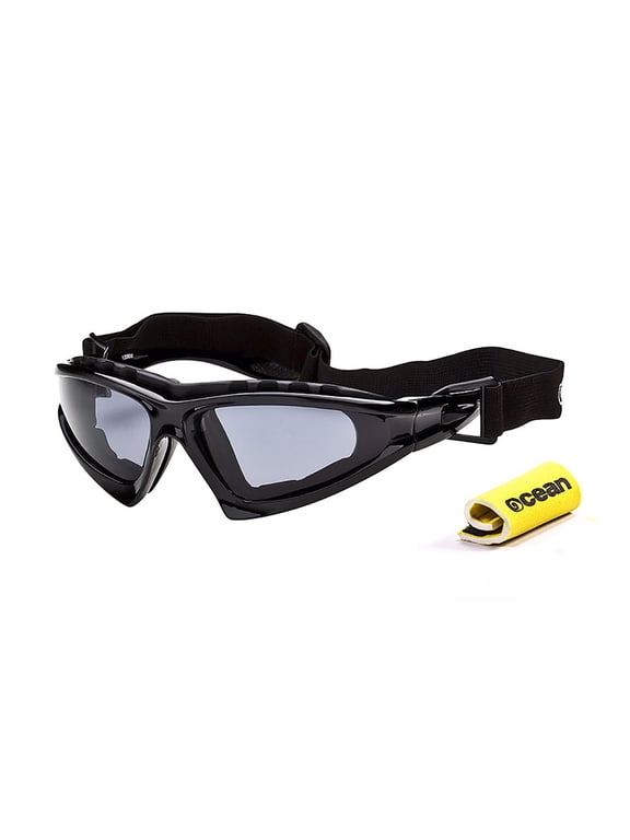 Cabarete Polarized Sunglasses Kiteboarding Surf Water Sports (frame Black Satin, Lens Smoke)