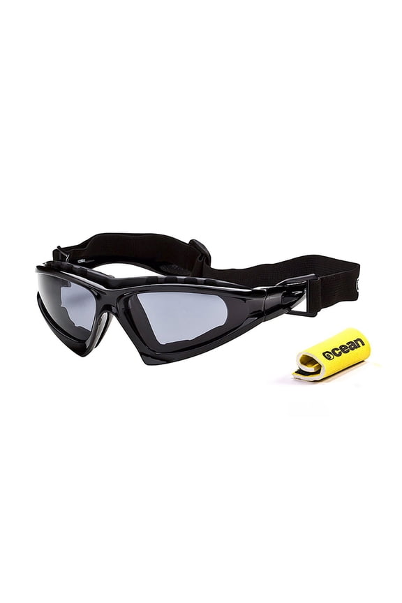 Cabarete Polarized Sunglasses Kiteboarding Surf Water Sports (frame Black Satin, Lens Smoke)