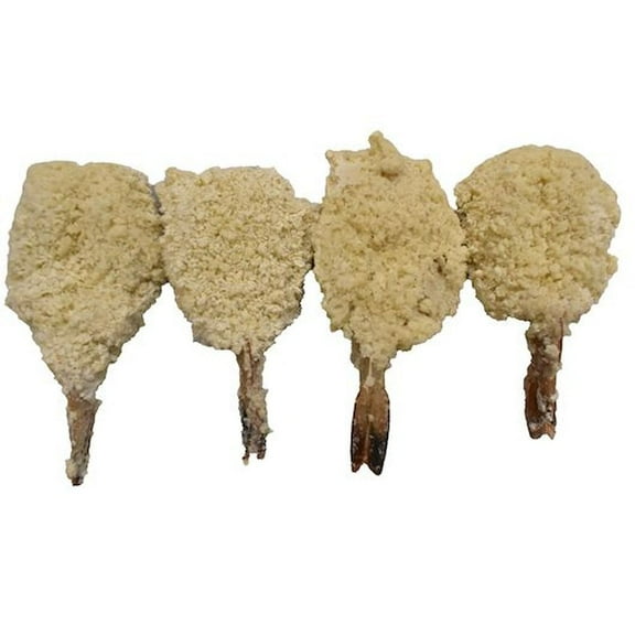 Ocean Cafe Hand Breaded Raw 21 25 Oriental Butterfly Cleantail Shrimp, 3 Pound -- 4 per case