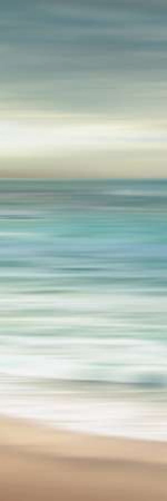 Ocean Calm III Canvas Art - Tandi Venter (12 x 36)