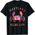 thumbnail image 1 of Ocean City Blue Crab Tie dye Maryland Tee Maryland Vacation T-Shirt, 1 of 4