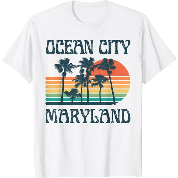 Ocean City Maryland Beach Summer Vacation Vintage T-Shirt