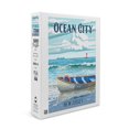 thumbnail image 1 of Ocean City, New Jersey, Lifeboat on Beach (19x27 inches, Premium 500 Piece Jigsaw Puzzle for Adults and Family, Made in USA), 1 of 4