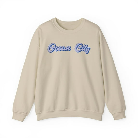 Ocean City Sweatshirt Gifts Crew Neck Shirt Long Sleeve Unisex
