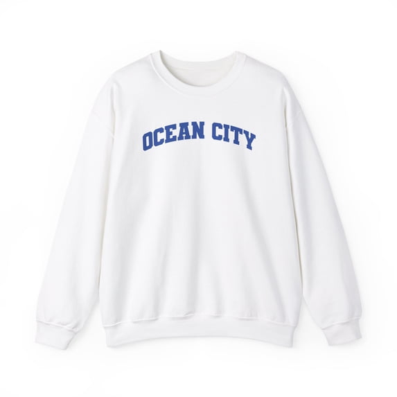 Ocean City Sweatshirt Gifts Crew Neck Shirt Long Sleeve Unisex
