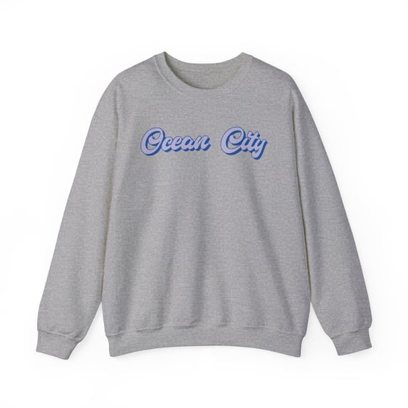 Ocean City Sweatshirt Gifts Crew Neck Shirt Long Sleeve Unisex