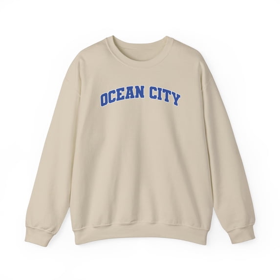 Ocean City Sweatshirt Gifts Crew Neck Shirt Long Sleeve Unisex