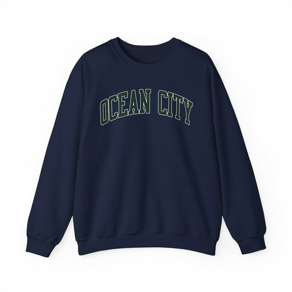 Ocean City Sweatshirt Gifts Crew Neck Shirt Long Sleeve Unisex