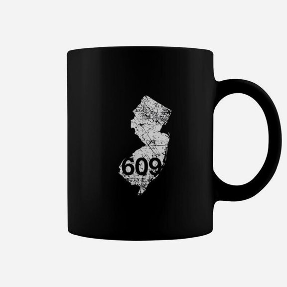 Ocean City Trenton Area Code 609 Coffee Mug