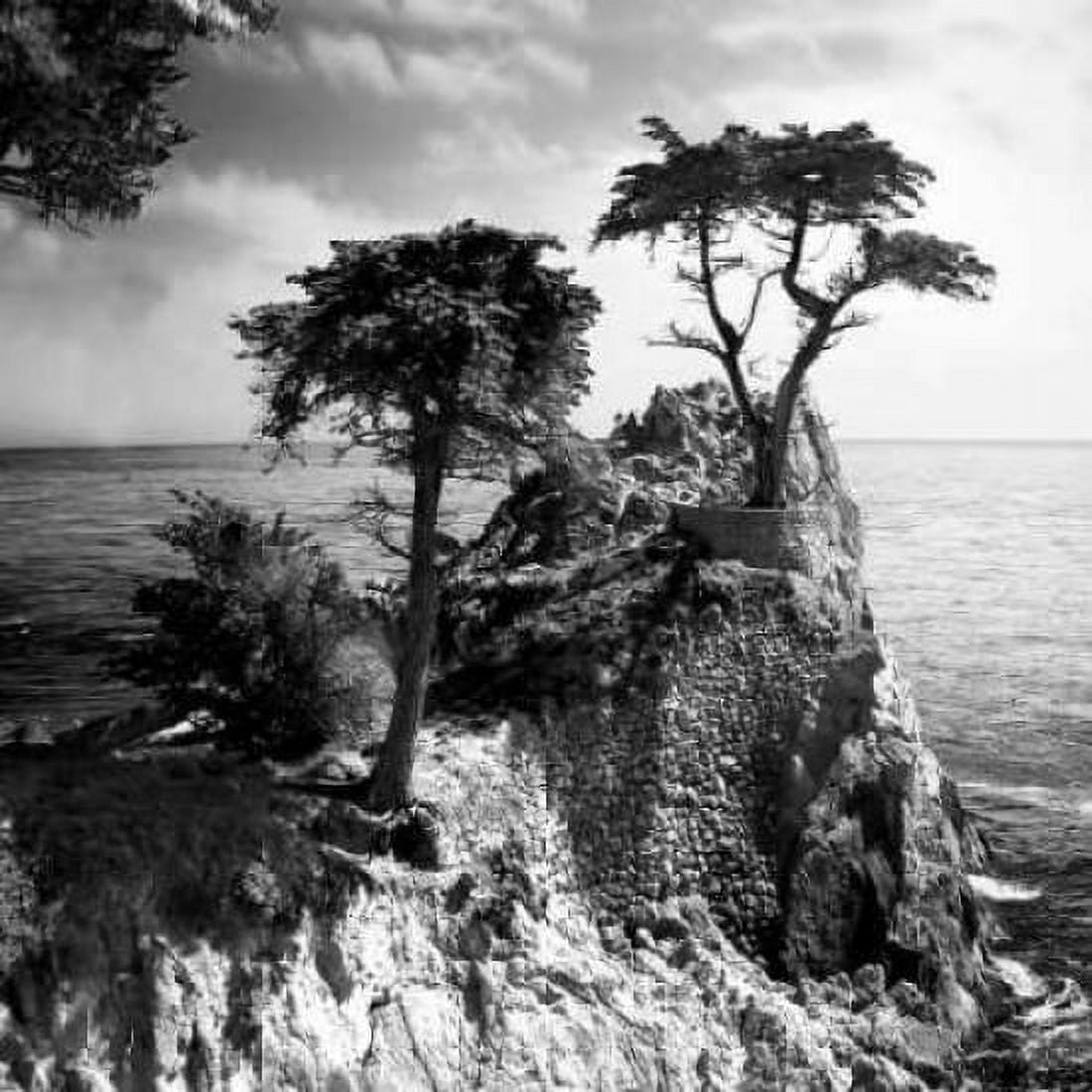 Ocean Cliff Square I Canvas Art - Alan Hausenflock (24 x 24)