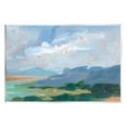 thumbnail image 1 of Ocean Cliffs Abstract Landscape Landscape Painting Unframed Art Print Wall Art, 1 of 6