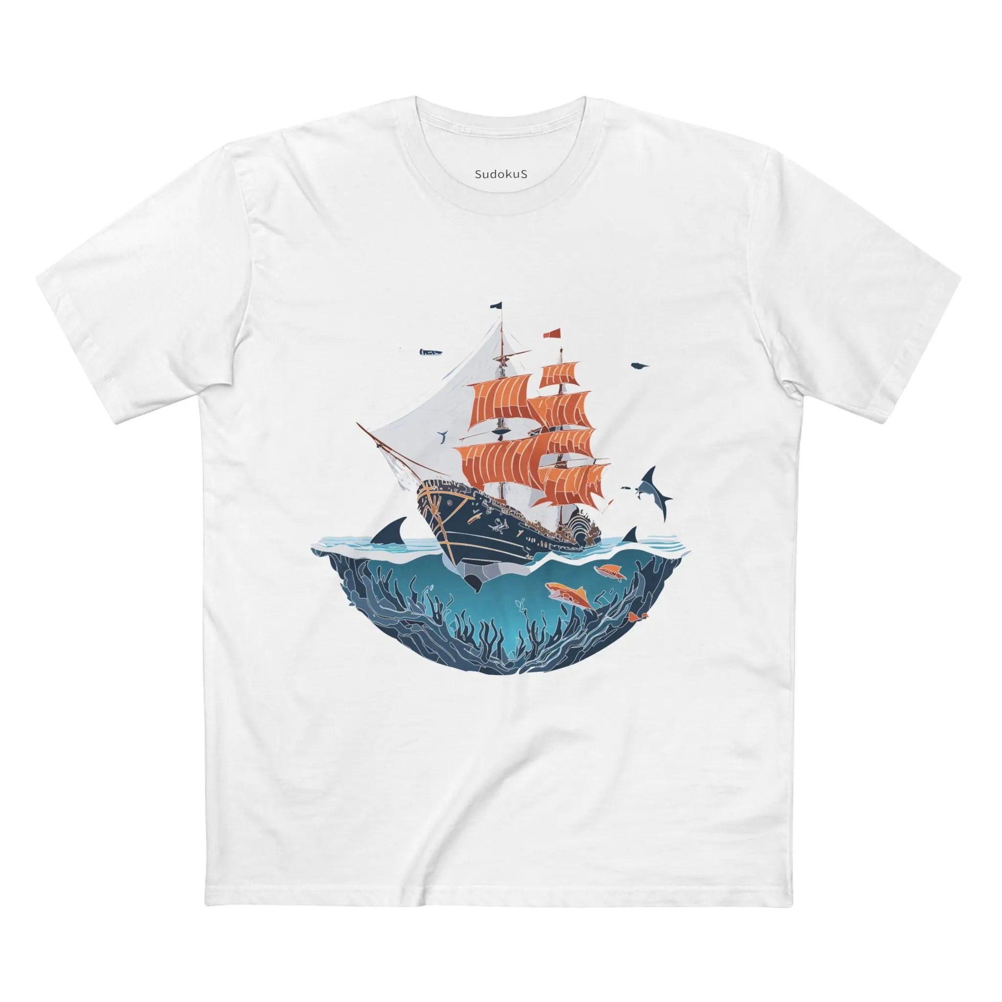 Ocean Print Long Sleeve Shirt main image 0