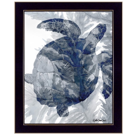 "Ocean Collection 3" By Stellar Design Studio, Framed Print, Black Frame