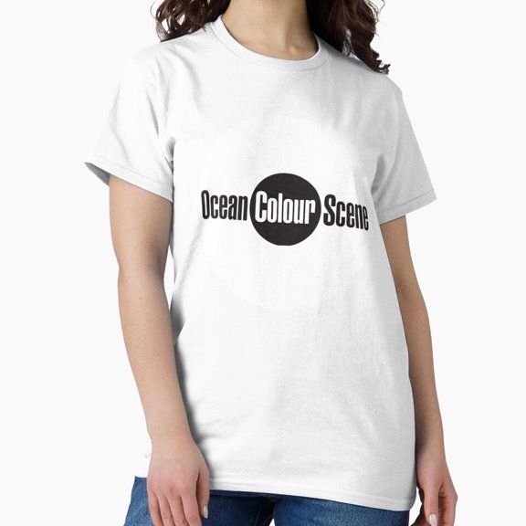 Ocean Colour Scene Birmingham Britpop Retro Mod Target Crest Top T-Shirt