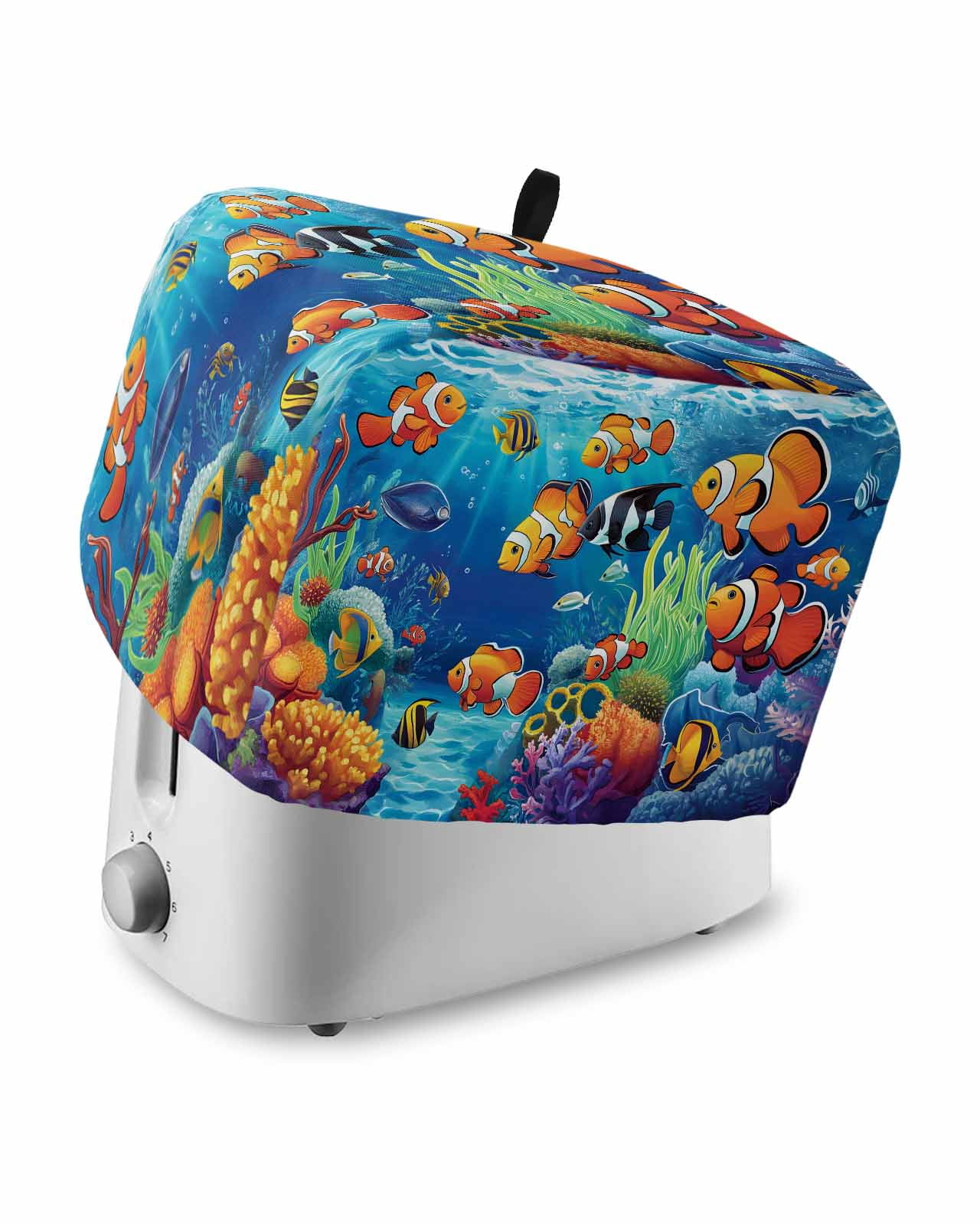 Ocean Coral Fish Toaster Cover 2 Slice, Colorful Underwater World ...