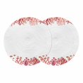 thumbnail image 1 of Ocean Coral Round 13 Inch Placemats Set of 2, Coastal Sea Fish Starfish Coral Summer Red HeatResistant Non Slip Place Mats for Dining Table, Wipeable Braided Kitchen Table Mats for Housewarming, 1 of 9