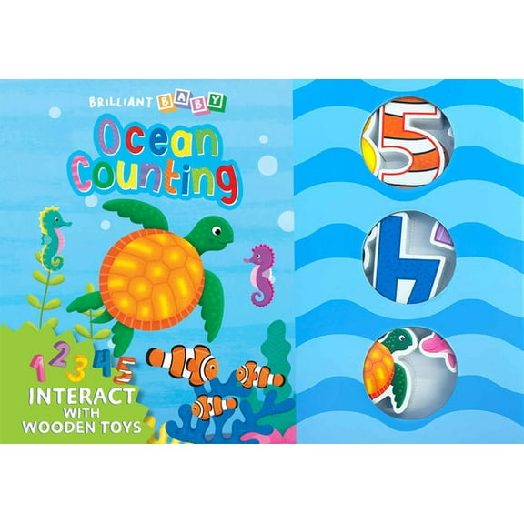 Ocean Counting - Book with Wooden Toys