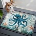 thumbnail image 1 of Ocean Creature Front Door Rugs 2x3 ft Eight Pawfish Corals Sea Stars Small Rug for Entryway Non Slip Washable Bathroom Door Mat Absorbent Floor Mat for Indoor Entrance, 1 of 9
