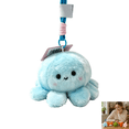 thumbnail image 1 of Ocean Creature Stuffed Animals Plushies, Marine Animal Plush Toys Keychain Pendant, Cute Soft Polyester Bag Charm for Backpack, Party Favor Kids Room Desktop Decoration-K, 1 of 6
