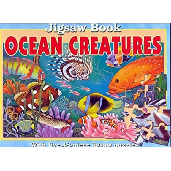 Pre-Owned Ocean Creatures Jigsaw Book, 9781865039237, 1865039233, Hardcover,