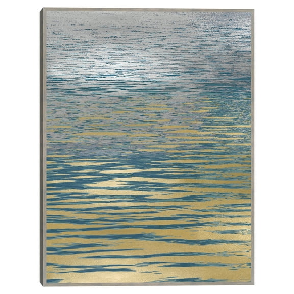 Ocean Current Reflection I by Maggie Olsen Framed Canvas Art Print