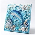 thumbnail image 1 of Ocean Diamond Art Painting Kit for Adults, Full Rhinestone Beaded Canvas with Sea Theme, Relaxing DIY Craft and Handmade Wall Decor for Home Office and Gifts, 1 of 6