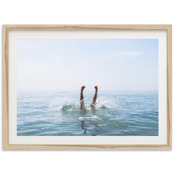 Ocean Dive Coastal Photography Wall Art Home Decor