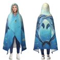 thumbnail image 1 of Ocean Dolphin Wearable Blanket Hoodies for Women Men Adults Dolphin Lovers Cozy Plush Cute Dolphins Hooded Blankets for Cozy Plush Decor Birthday Gifts 50×60 Inch, 1 of 5