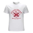 thumbnail image 1 of Ocean Dream 1987 Men’s T-Shirt 100% Cotton Casual Short Sleeve Tops Gift Tee White 4XL, 1 of 5