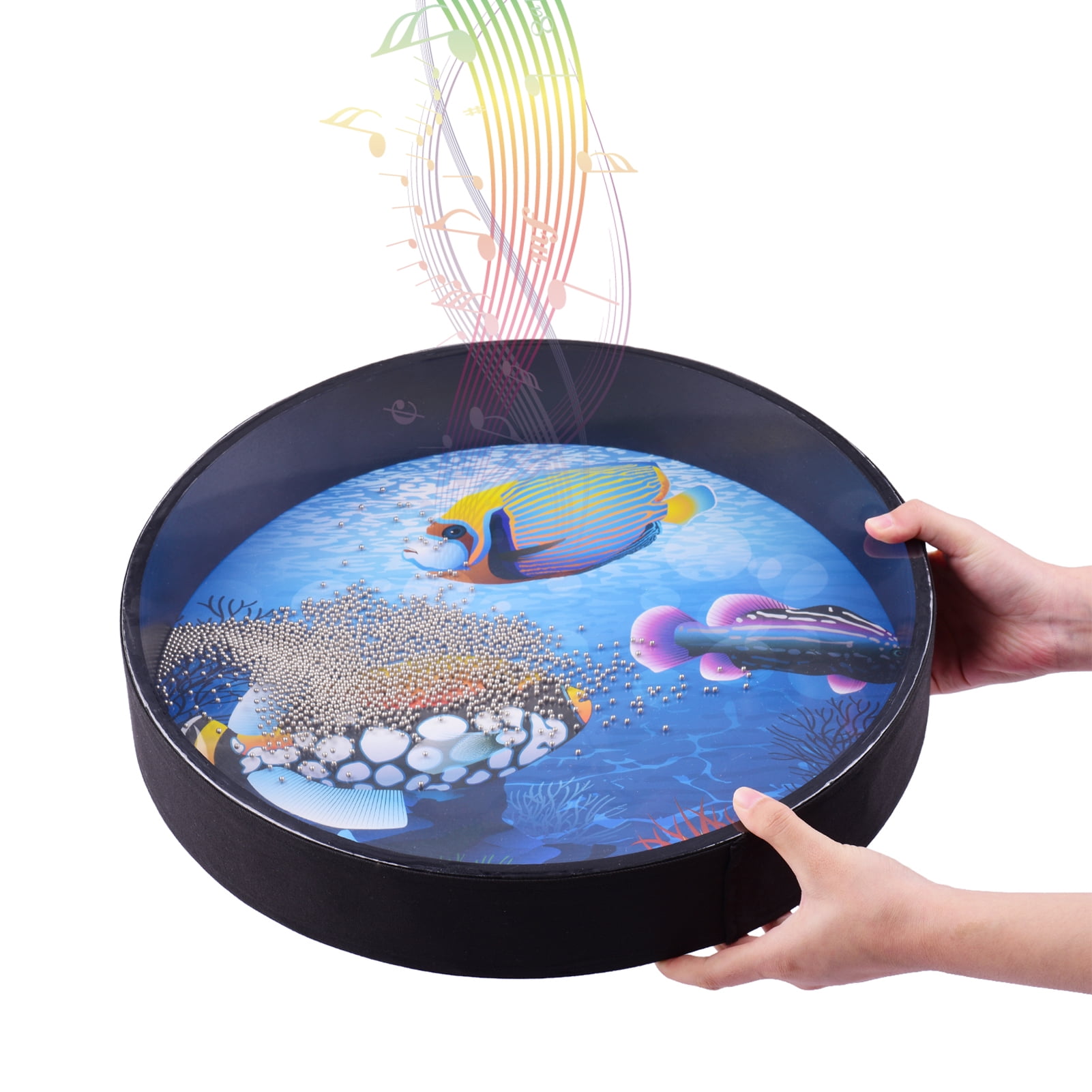 Baby Tambourine Ocean Drum Sound Healing 8-inch/12-inch Ocean Drum ...