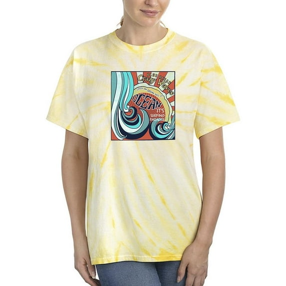 Ocean Dynamic Poster Art Tie Dye Cyclone Women -Image by Shutterstock, Female Small