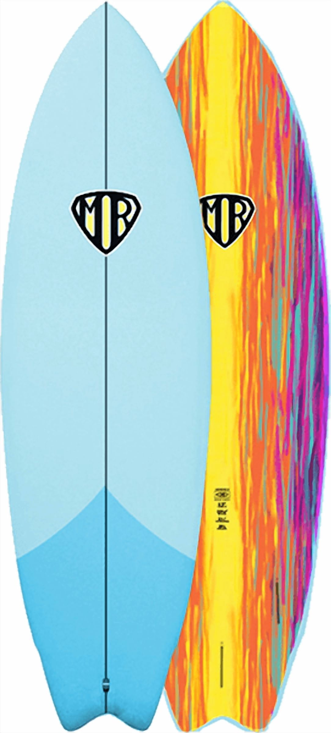 Ocean & Earth Epoxy Softboard Mark Richards Twin Sky Blue Surfboard - 6'8"
