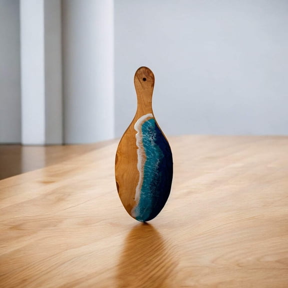 Ocean Wave Olive Wood Charcuterie Boards, Serving Board, Cutting Board