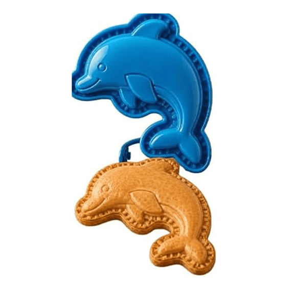 Ocean Filled Pie Press Collection Mini Ocean Life Pie Molds,C