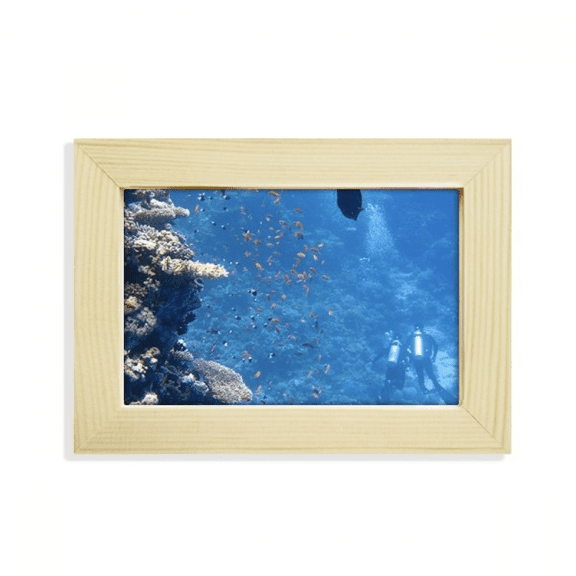 Ocean Fish Diving Science Nature Picture Desktop Decorate Photo Frame Picture Art Painting 5x7 inch