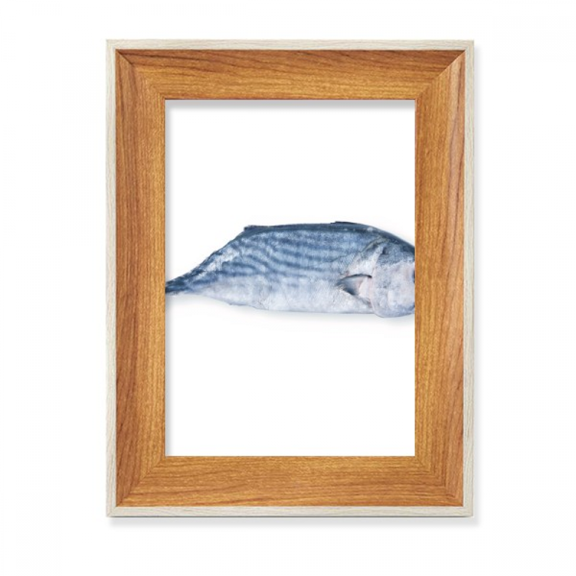 Ocean Fish Fresh Blue Small Desktop Wooden Photo Frame Display Picture Art Painting Multiple Sets