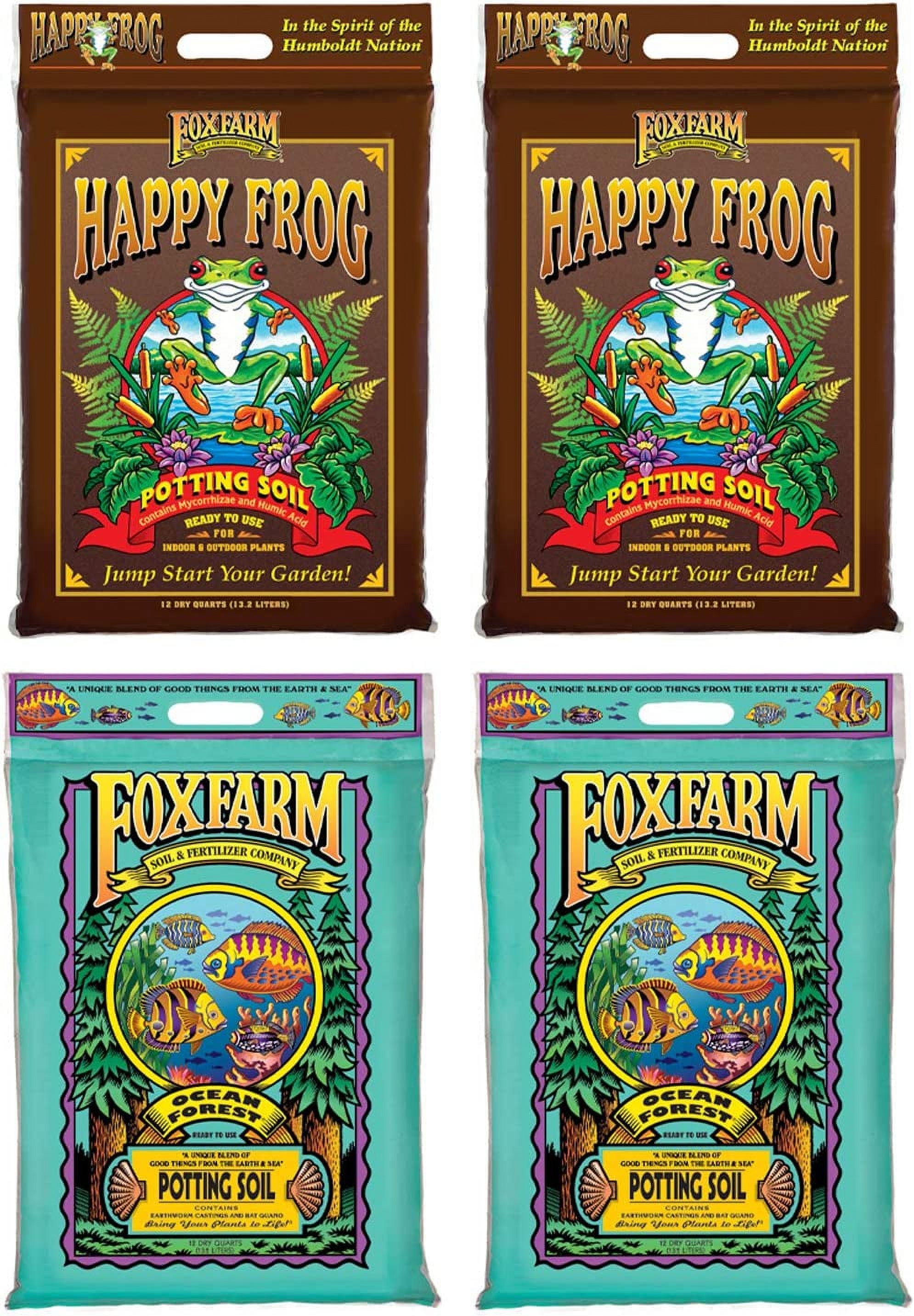 Ocean Forest Organic Plant Outdoor and Indoor Potting Soil with Happy