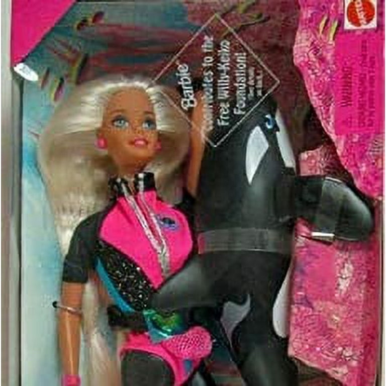 Ocean Friends Barbie Doll Baby Keiko The Whale Marine Biology Nautical Beach Theme 1996 Mattel 15428 NRFB Walmart