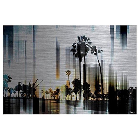 Ocean Front by Parvez Taj Painting Print on Brushed Aluminum