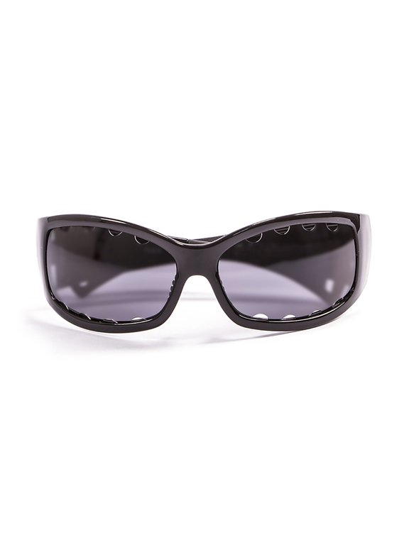 Fuerteventura Polarized Sunglasses Kiteboarding Surf Water Sports (frame Shiny Black, Lens Smoke)