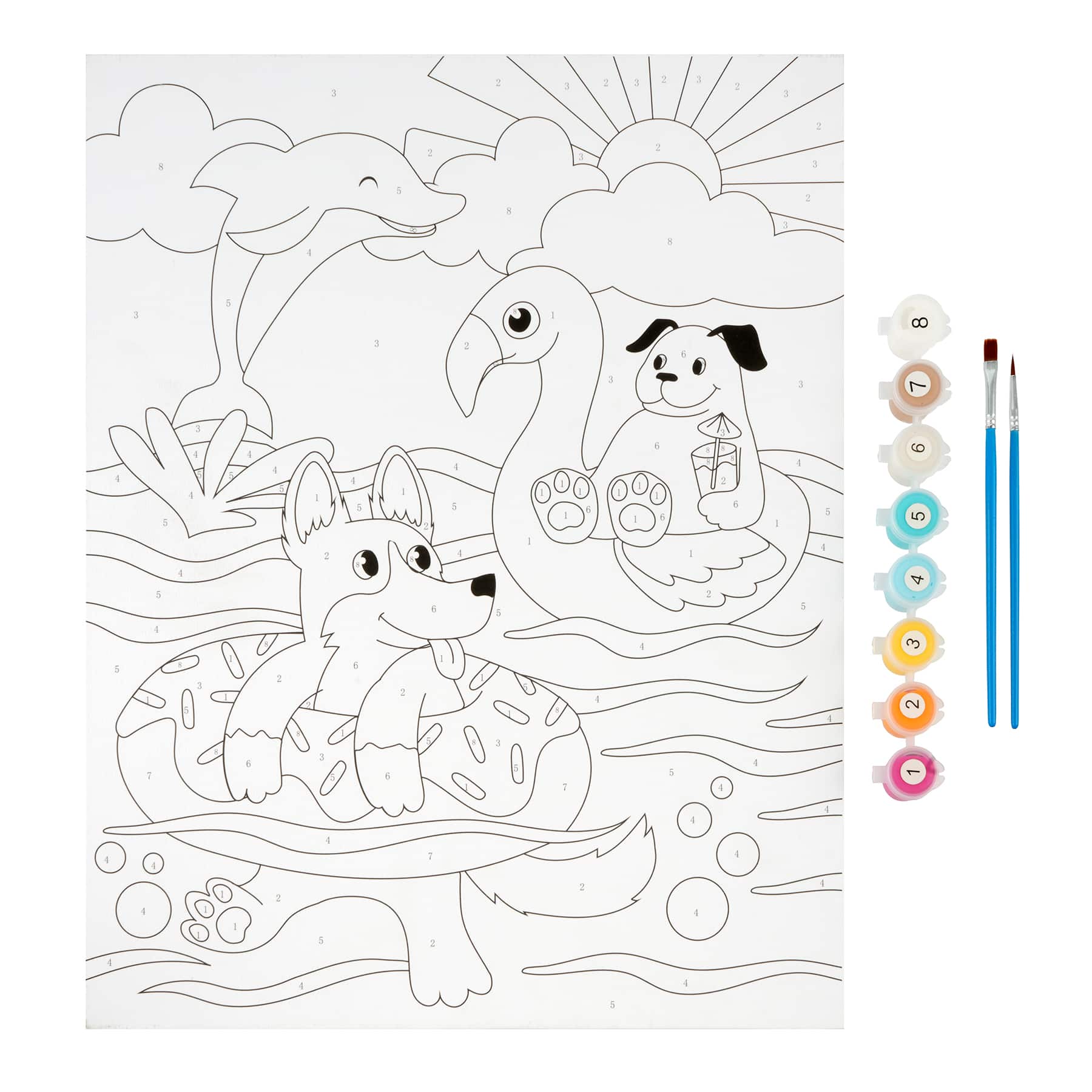 Ocean Fun Paint by Number Kit by Creatology™