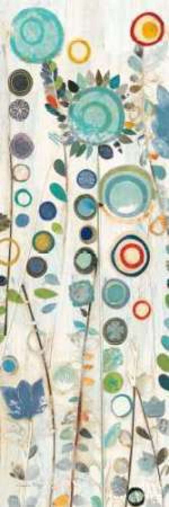 Ocean Garden I Panel II Canvas Art - Candra Boggs (8 x 24)