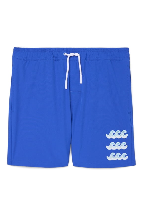 Boys Swim Trunks, 6" Inseam, Sizes 4-18