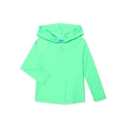 Ocean Gear Boys Hooded Rash Guard with Long Sleeves, Sizes 4-18